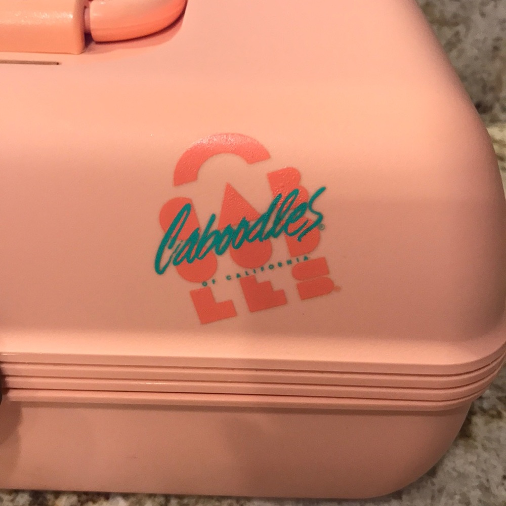 ✨SOLD✨VINTAGE CABOODLES COSMETICS TOTE - Picture 2 of 8